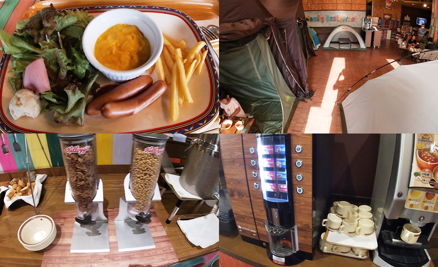 朝食はプライムイン城陽の１Fにレストランがあり、この日は平日だったのでプレートで用意してくれていました