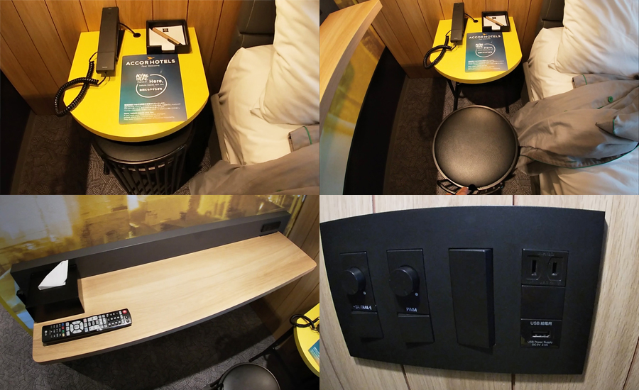 コンパクトな部屋ながら、うまく考えられた作りになっていました