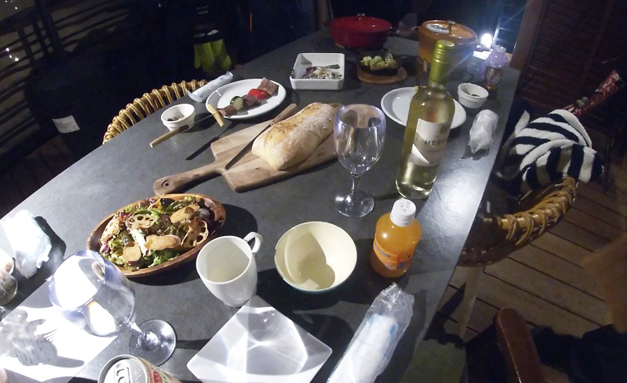 グランエレメント、夕食6