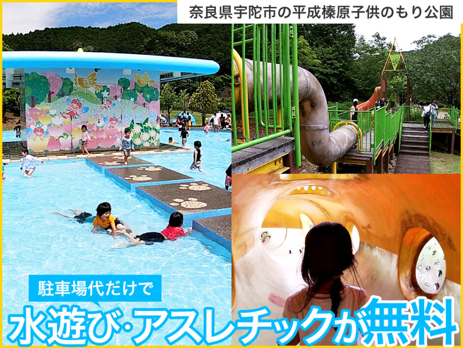 無料で水遊びやアスレチックが楽しめる奈良県宇陀市の「平成榛原子供のもり公園」-940x706