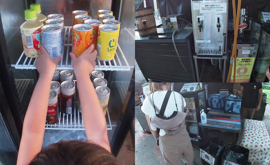 ジュースやビール、ワイン赤・白など飲み放題付きです