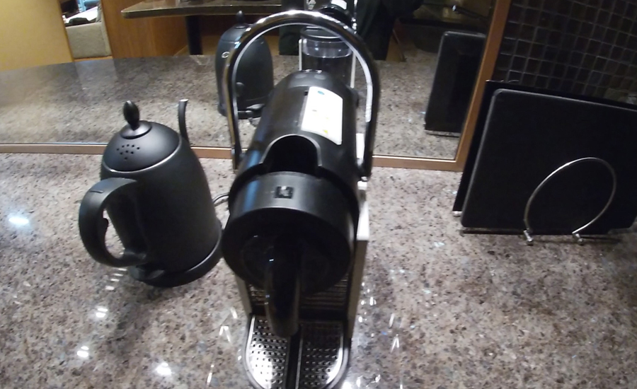 ネスプレッソがあり、いろんな味が楽しめます