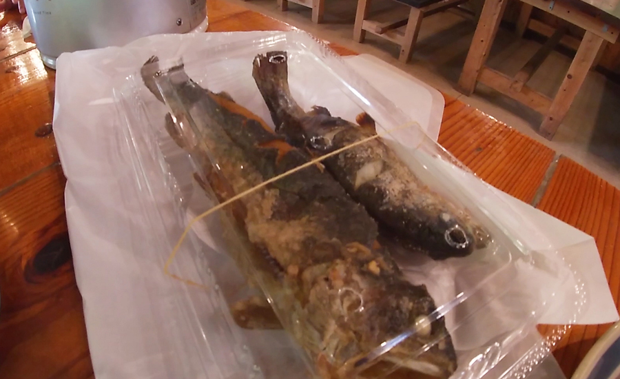 調理してもらった魚は持ち帰りもできます