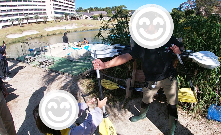 最初にレクチャーしてくれるスタッフの方も気さくで楽しませてくれました