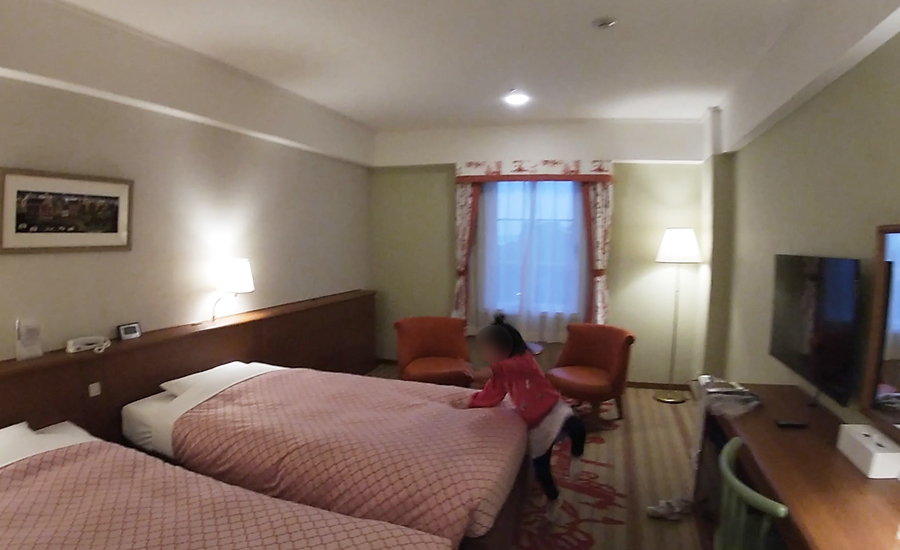 我が家が宿泊したのは「パークサイドツイン」の客室です1