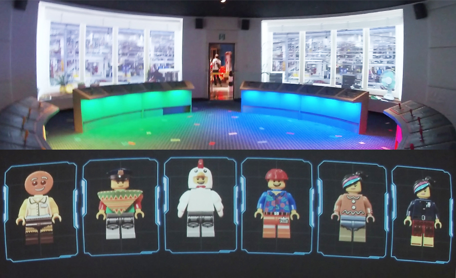 360度モニターのレゴランド・ファクトリー