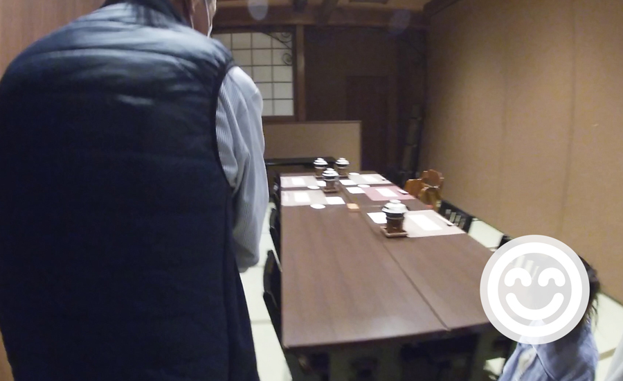 パーテーションで区切って個室にしてくれていました