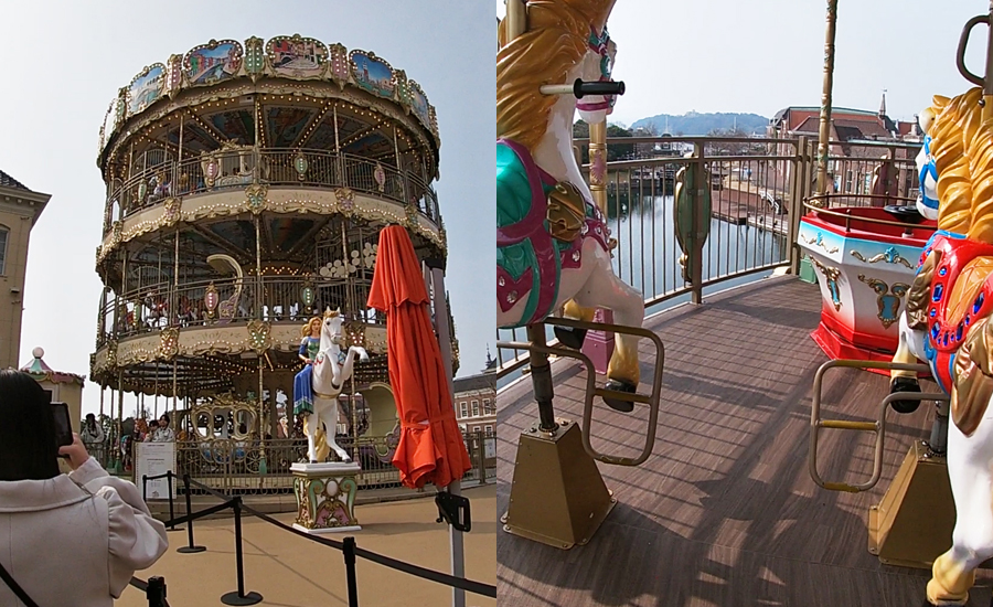 3階建てのメリーゴーランド「スカイカルーセル」