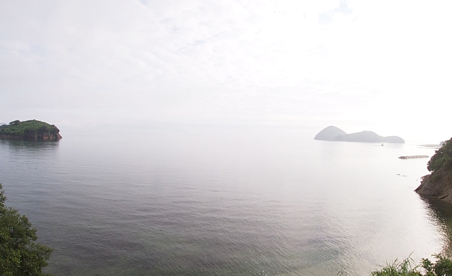 ベルテントから瀬戸内海が一望できるザランタン