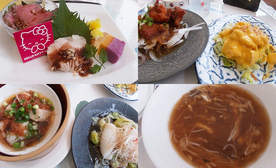 ランチのコースメニューを予約注文しました。内容は中華でした