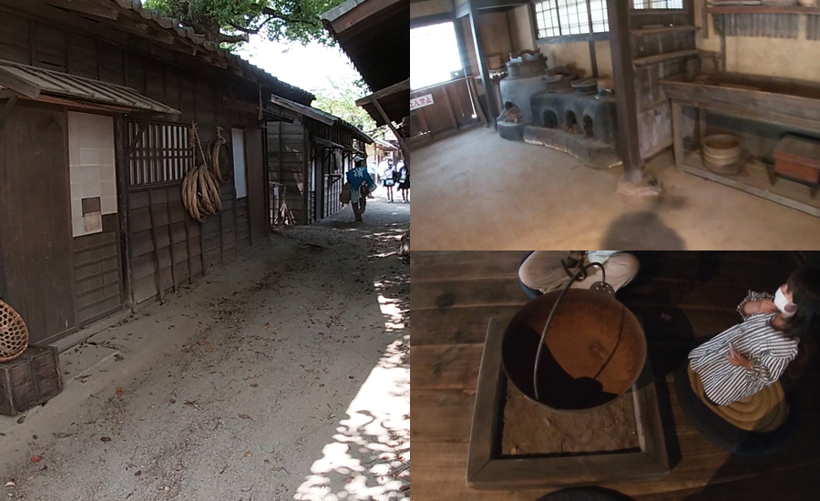 実際に中に入ることが出来る家も結構あります