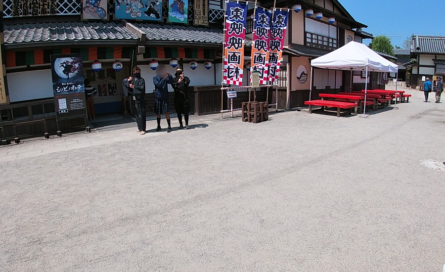 寸劇が終わると外で演者の方と記念撮影をしたりすることも出来ました