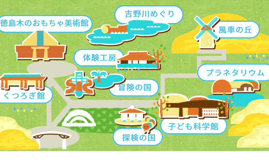 プラネタリウムや科学館などもある施設の中にあります