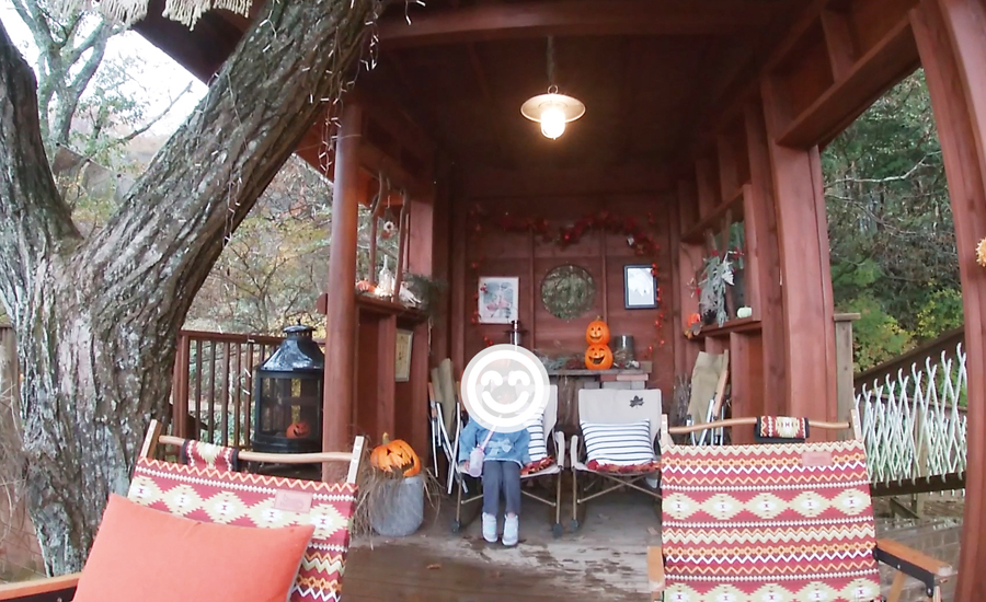 ハロウィンの装飾がされていて、かなり写真映えするスポットでした