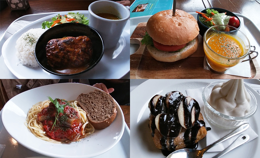 ホールの前には景色の良い「森のCafe」もあります2