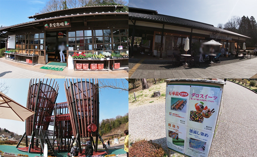 ホテル横にある岐阜清流里山公園もかなり広く施設が充実していて1日遊べる1