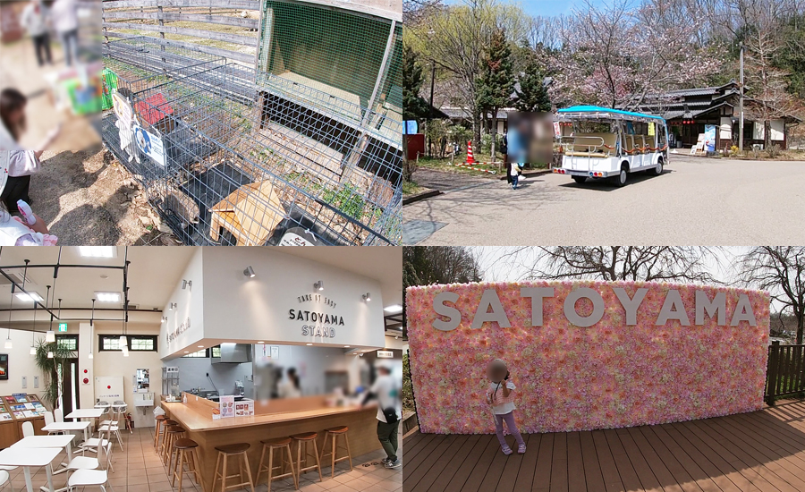 ホテル横にある岐阜清流里山公園もかなり広く施設が充実していて1日遊べる4