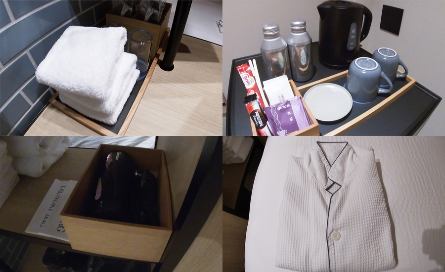 アメニティも一通り揃っていて十分です