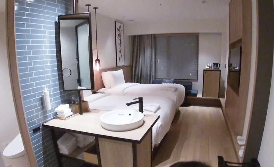 今回、我が家が宿泊したのは「スタンダードツイン」のお部屋です。