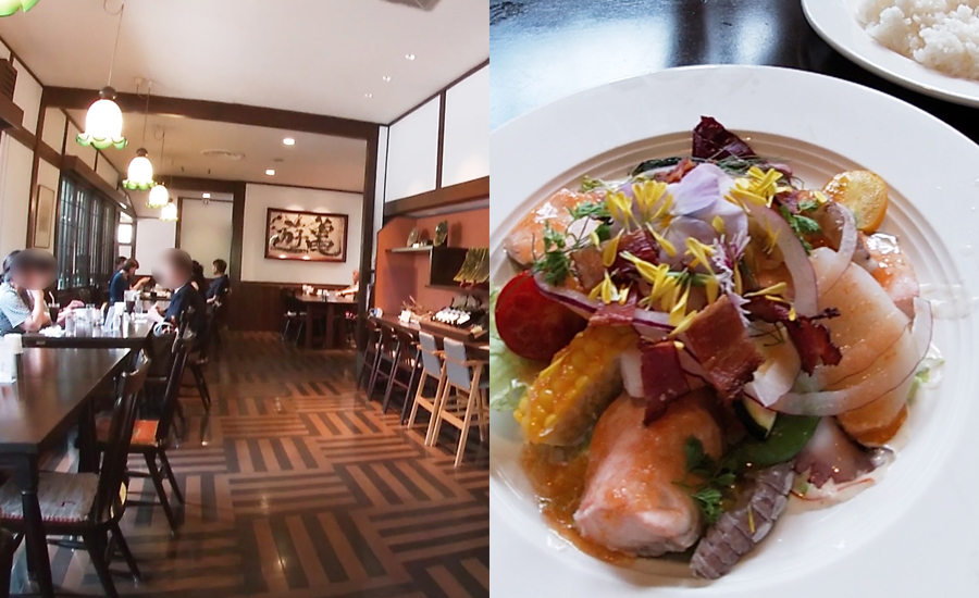 店内も明治～昭和のような時代を感じられる内装になっていて、すごく落ち着く空間です。