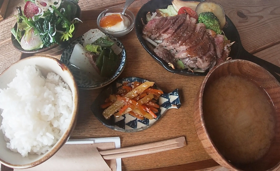 一緒に行ったパパのお姉ちゃんが選んだのは「神戸ビーフの80g」