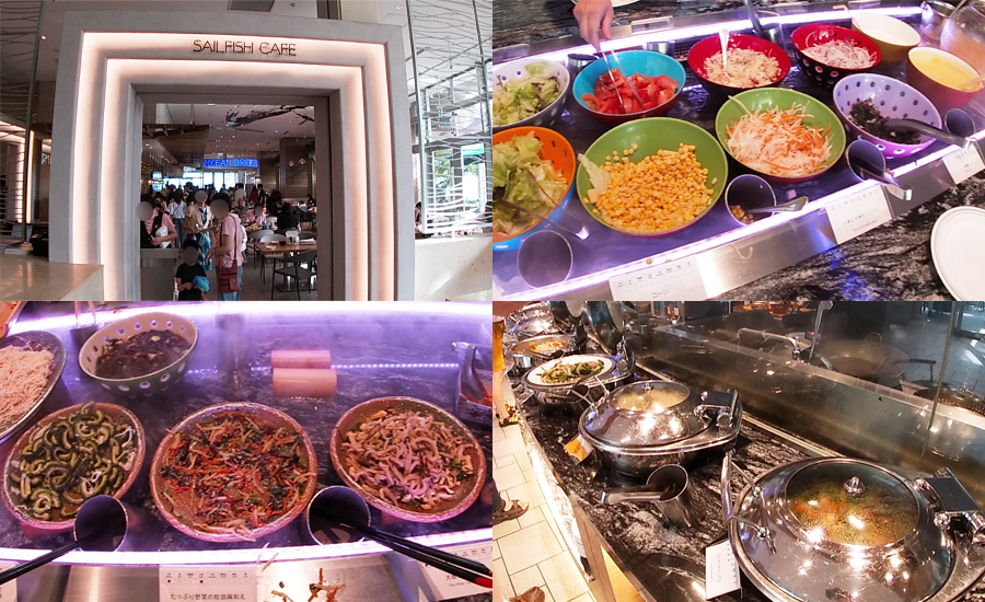 セイルフィッシュカフェの朝食ビュッフェ1