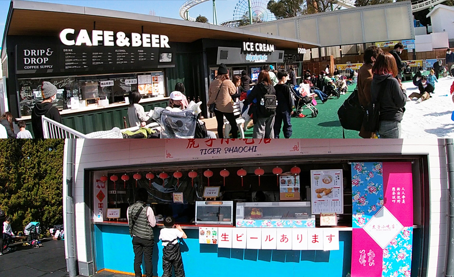 軽食ショップもあります