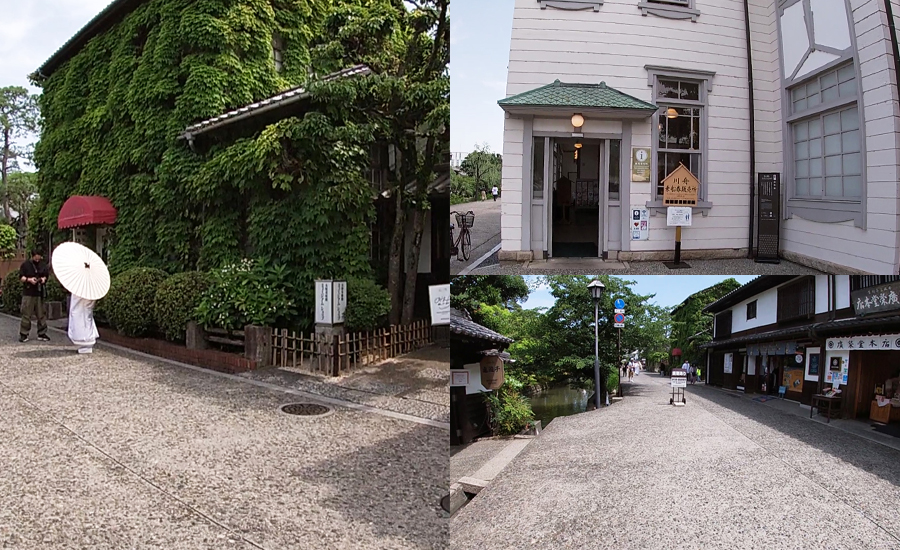 レトロでおしゃれなカフェやショップがたくさんあります