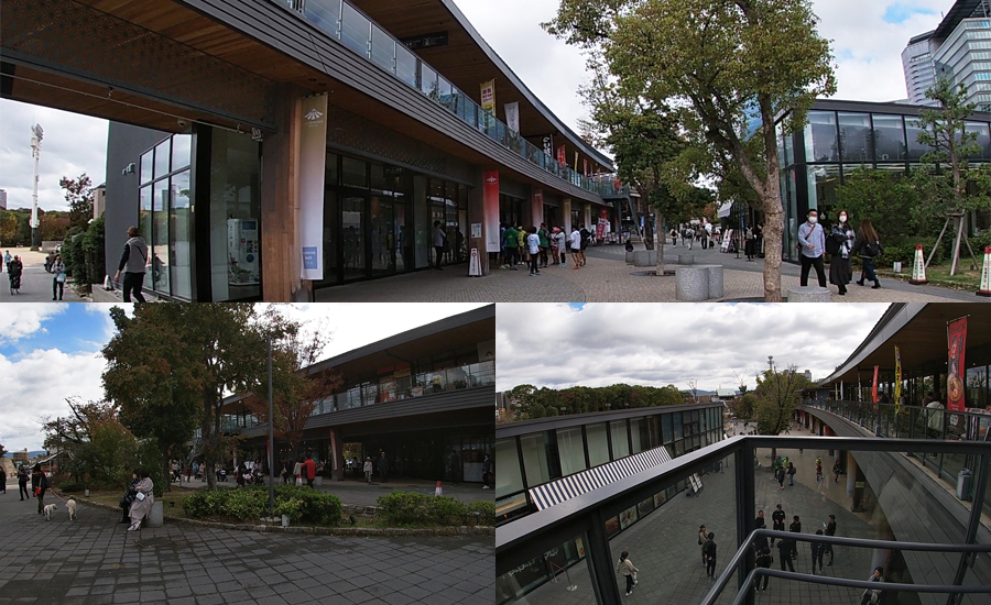 アクアライナーの乗り場の傍にはオシャレな飲食店の集まる「ジョーテラス」があります