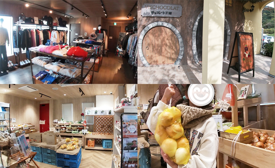 敷地内にはアウトレットやマルシェ、本格的なレストランエリアもあります