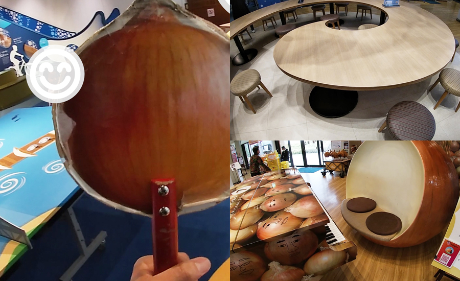 その他にも渦潮と玉ねぎをモチーフにした遊び場やフォトスポットがたくさん