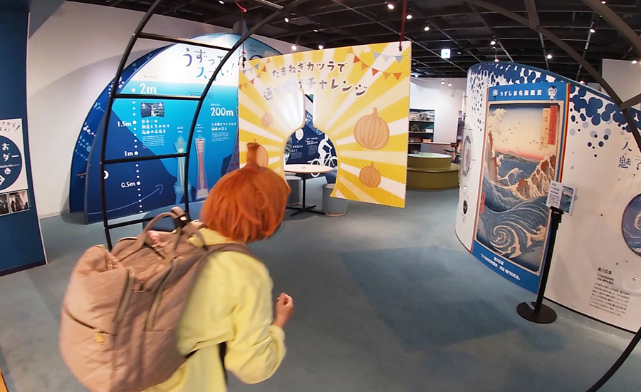 玉ねぎカツラを使ったこんな通り抜けチャレンジのコーナーまでありましたｗ