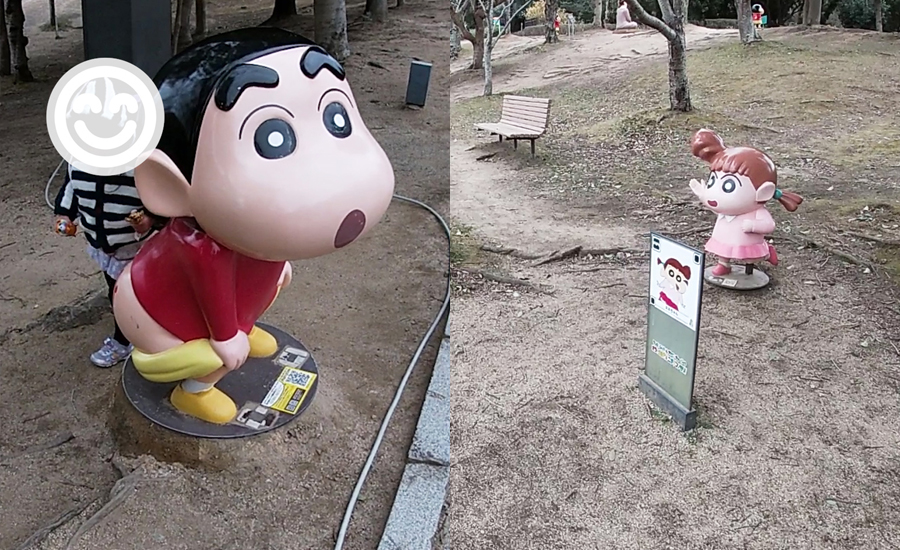 娘と一緒にクレヨンしんちゃんエリアで遊んできました