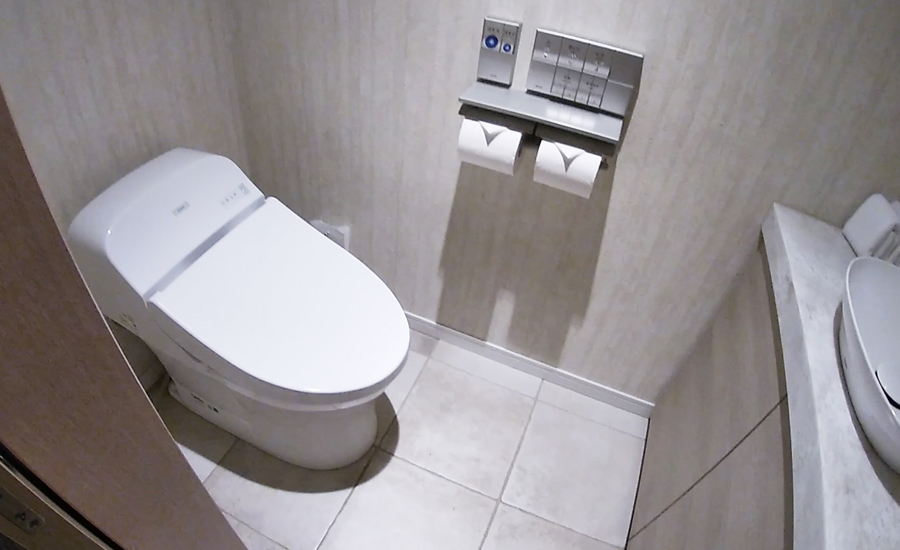 トイレも引き戸でゆったりできる広さ