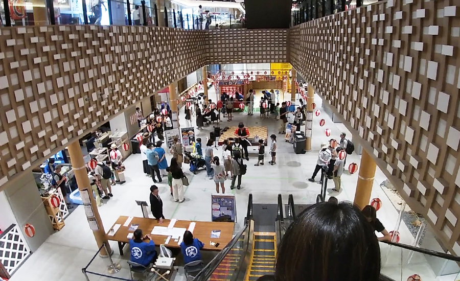 夏休みは子供のための夏祭りが開催されていました1